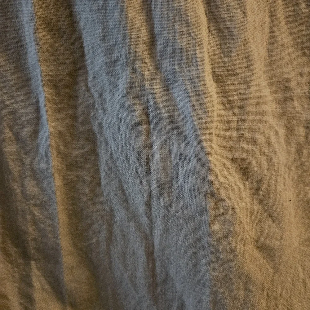 Mercantile Curtain Panel 100% Cotton W/Metal Rings Valance Beige/Tan 50x84‎ in